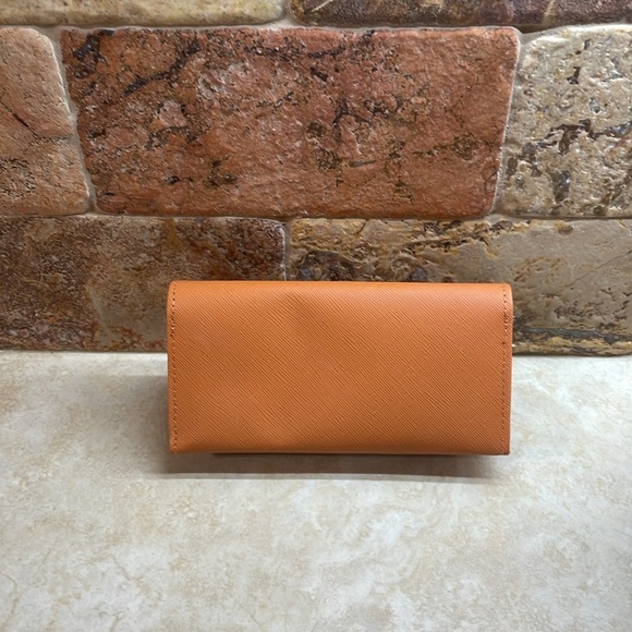 Tory Burch Orange Sunglasses Case With Logo Eyeglasses Box Storage - Picture 4 of 14